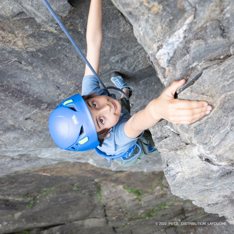 PETZL Macchu Children's Sit Climbing Harness - Blue - Image 3